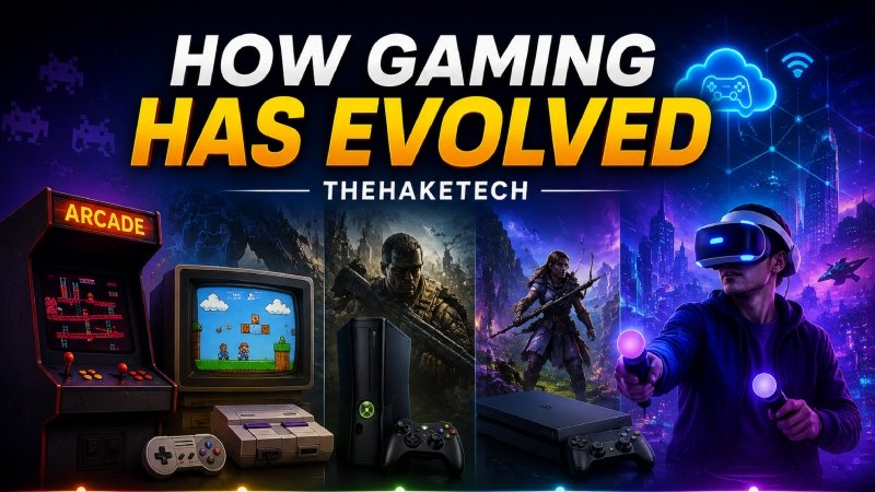 how gaming has evolved thehaketech